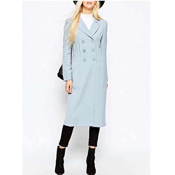 NWT Blue Trenchcoat - Picture 5 of 12